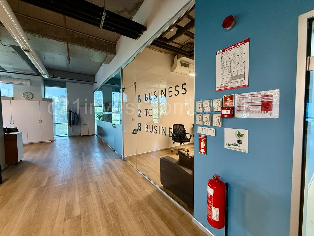 Kağıthane Kiralık Ofis Dubleks 630m2+200m2 Teraslı Polat Ofis