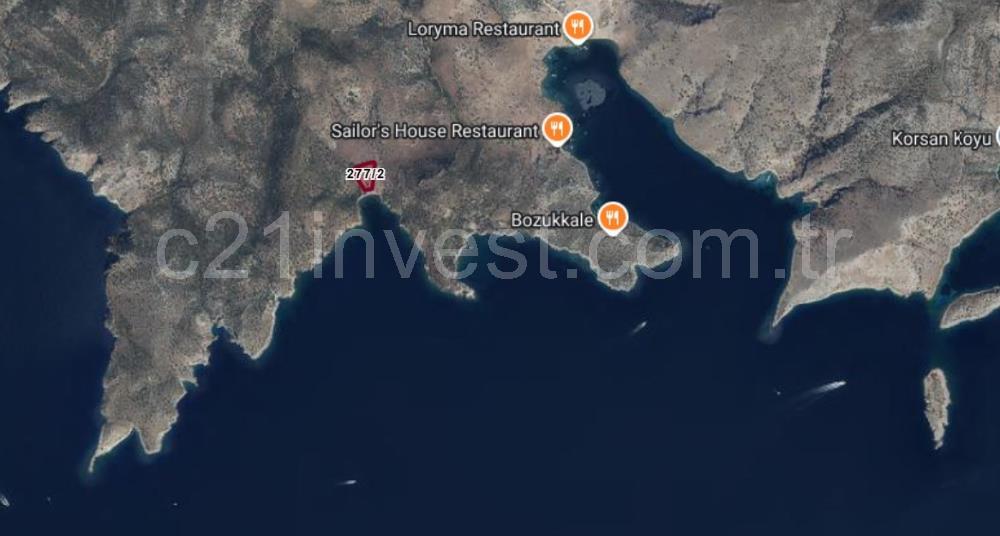 Marmaris Taşlıca'da Denize Sıfır 13.322m2 Eşsiz Yatırım Fırsatı