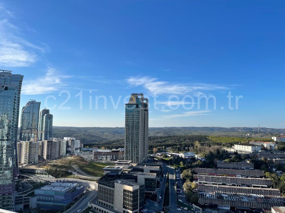 Maslak Eclipse 3+1 Eşyalı kiralık Forest view Furnished