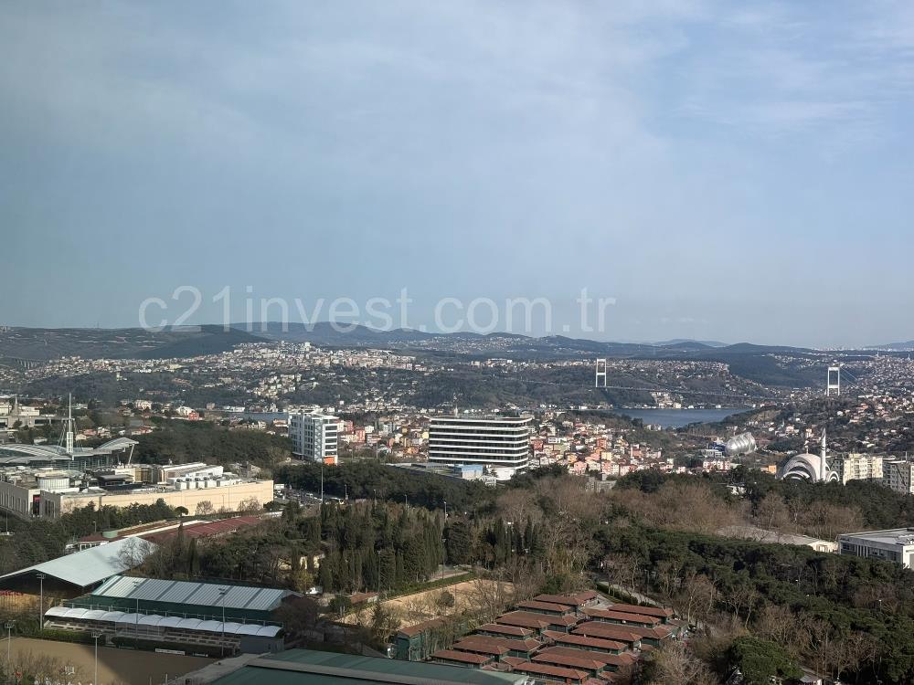 Maslak Kiralık Ofis Spine Tower 650m2 Boğaz Manzaralı Şık Ofis