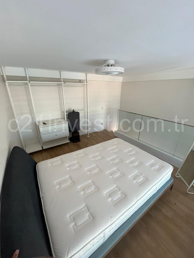 Nef163 1+1 Satılık Loft Geniş Yüksek Kat Kanyon Cephe Daire