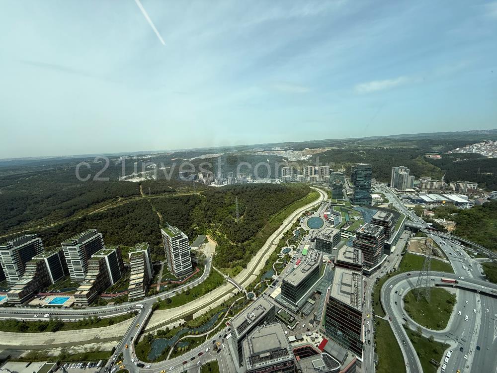 Skyland Kiralık ofis KDVli 225 m² Mobilyalı Teraslı Ofis