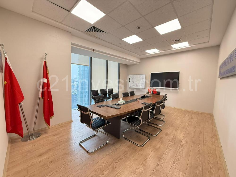 Skyland Kiralık Ofis Şirket Merkeziniz Hazır 557m²+ 25m2 Teraslı