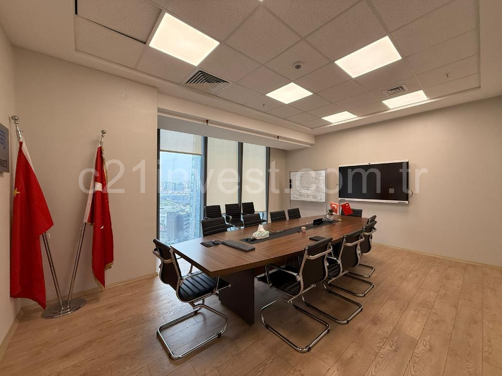 Skyland Kiralık Ofis Şirket Merkeziniz Hazır 557m²+ 25m2 Teraslı