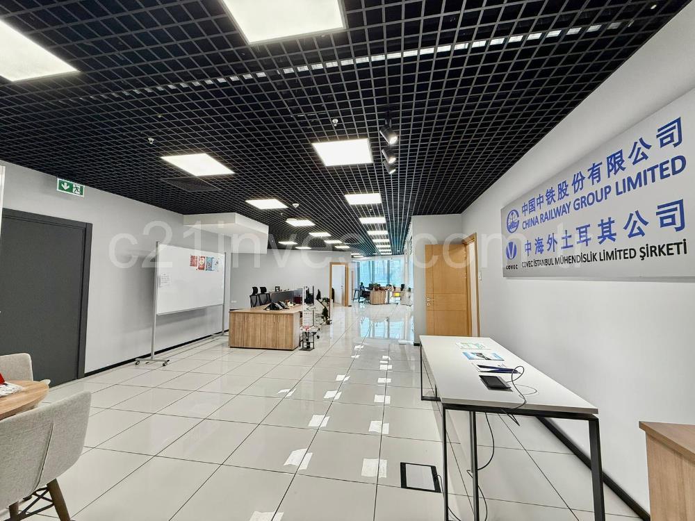 Skyland Kiralık Ofis Şirket Merkeziniz Hazır 557m²+ 25m2 Teraslı