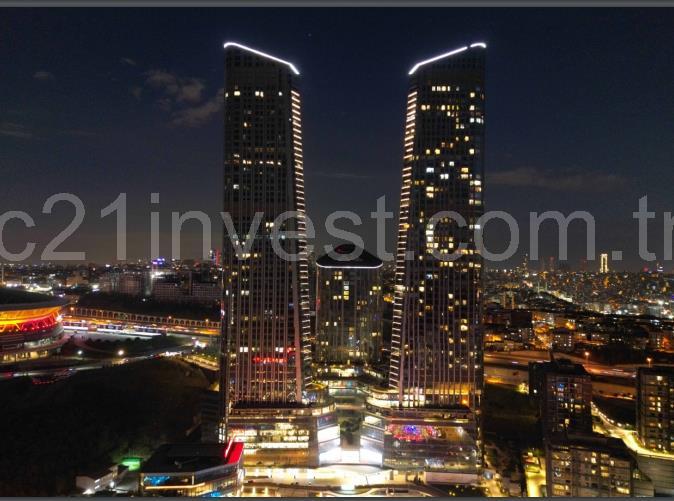 Skyland Satılık Ofis 305m2 Vadistanbul Seba Nurol Maslak Levent