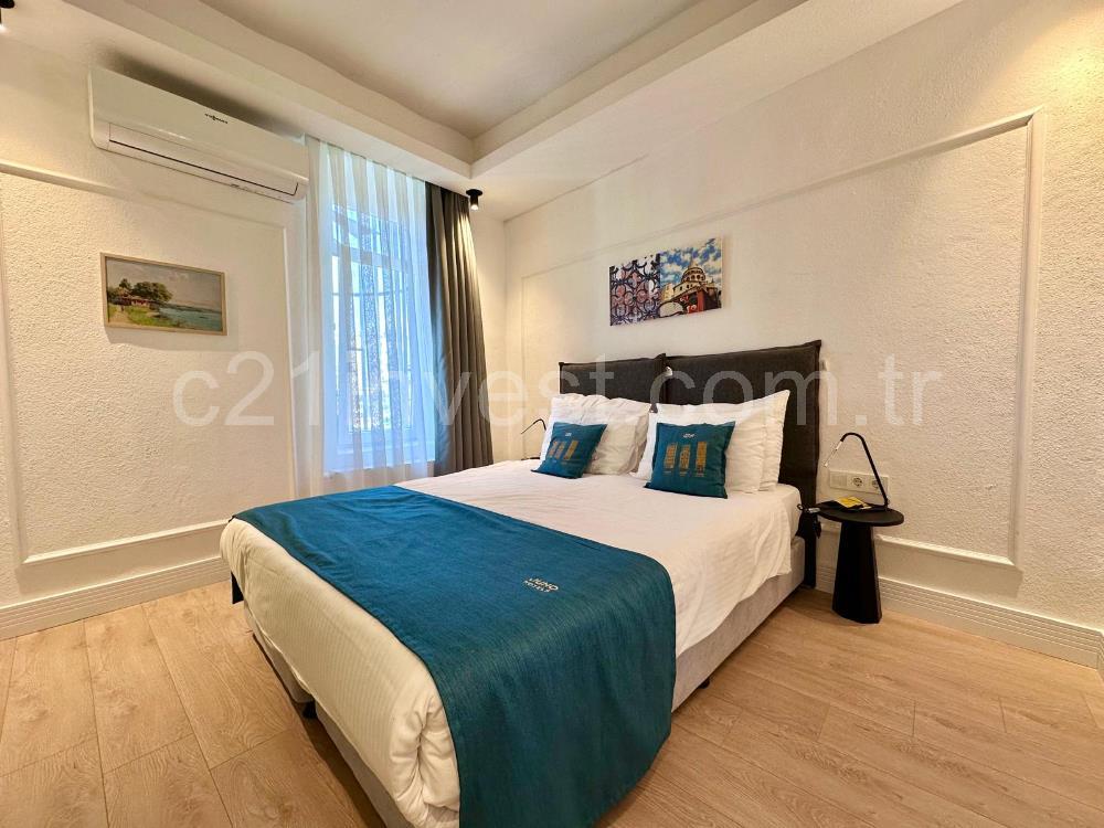 Taksim Juno Suites'te Eşyalı Faturalar dahil, 1+1 Daireler