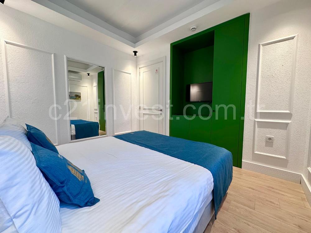 Taksim Juno Suites'te Eşyalı Faturalar dahil, 1+1 Daireler