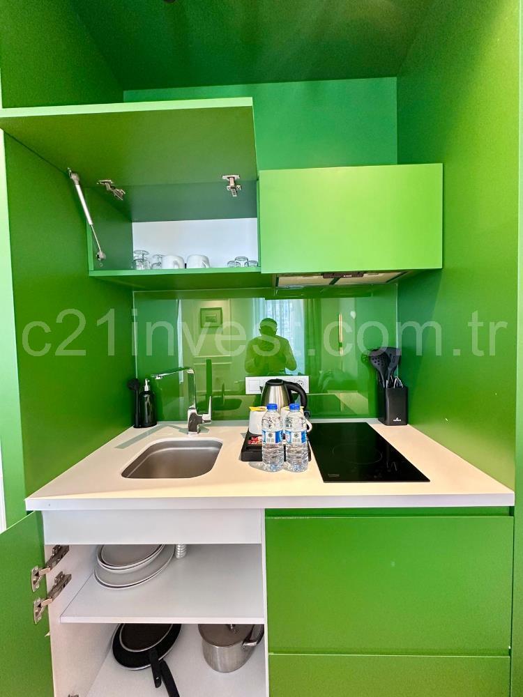 Taksim Juno Suites'te Eşyalı Faturalar dahil, 1+1 Daireler
