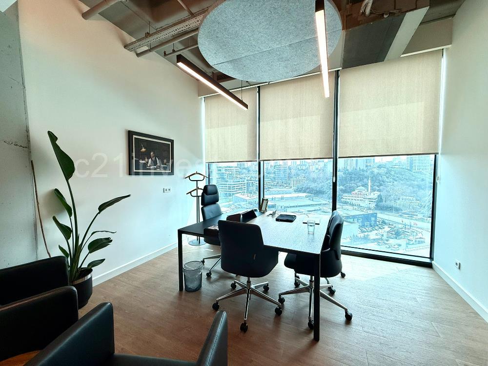 Vadistanbul Kiralık Ofis 450m2 +36m2 Teraslı Dekorasyonlu Maslak