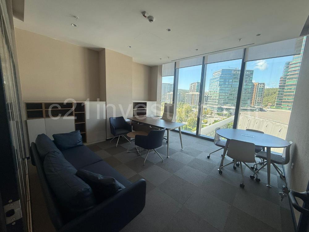 Vadistanbul Kiralık Ofis 991m2+100m2 Teraslı Eşyalı Ofis Skyland
