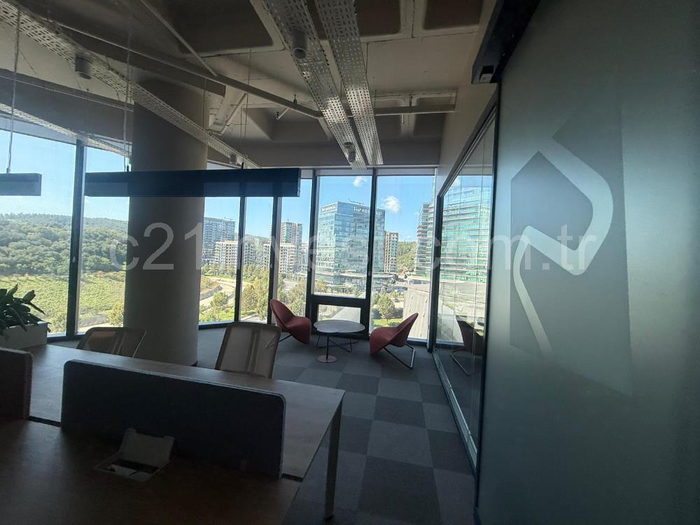 Vadistanbul Kiralık Ofis 991m2+100m2 Teraslı Eşyalı Ofis Skyland