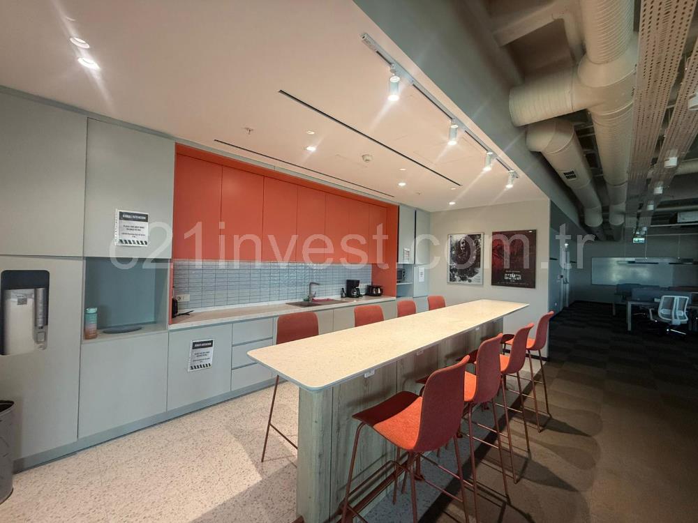 Vadistanbul Kiralık Ofis 991m2+100m2 Teraslı Eşyalı Ofis Skyland