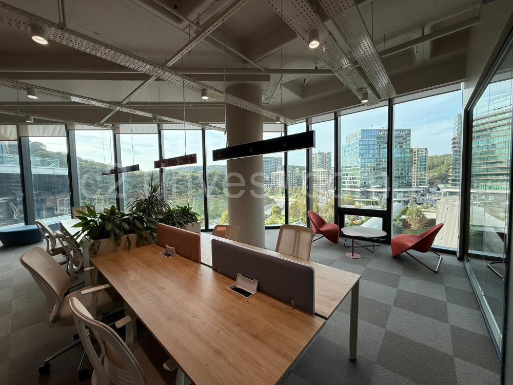 Vadistanbul Kiralık Ofis 991m2 Mobilyalı Taşınmaya Hazır Teraslı